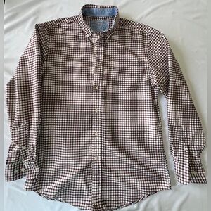 Saddlebred Red & White Check Button-Down Shirt
